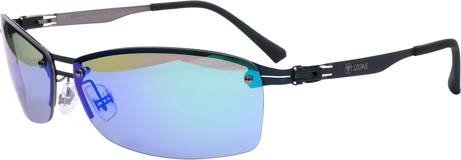 iZONE Polarized Sunglasses for Ultra UV for IDRIVE Premium [iZONE] Men, Lightweight, Protection, Fishing, Driving, Golf, P1120-DRGY7M (Mirror Gray)