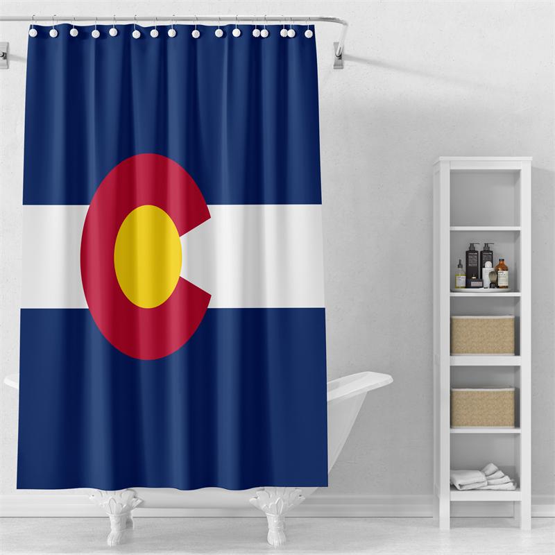 

Gaslight Gatekeep Girlboss Colorado Shower Curtain Set With Grommets And Hooks For Bathroom Decor W60H190(CM)-1 Pcs