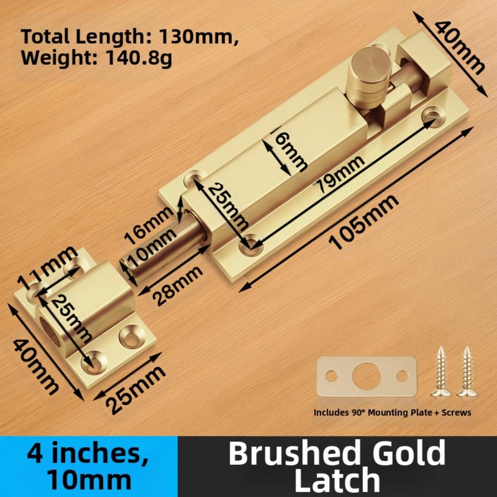 For Secure Stainless Steel Door Lock Bolt with Anti Theft Design and Aluminum Alloy for Enhanced Door and Window Protection