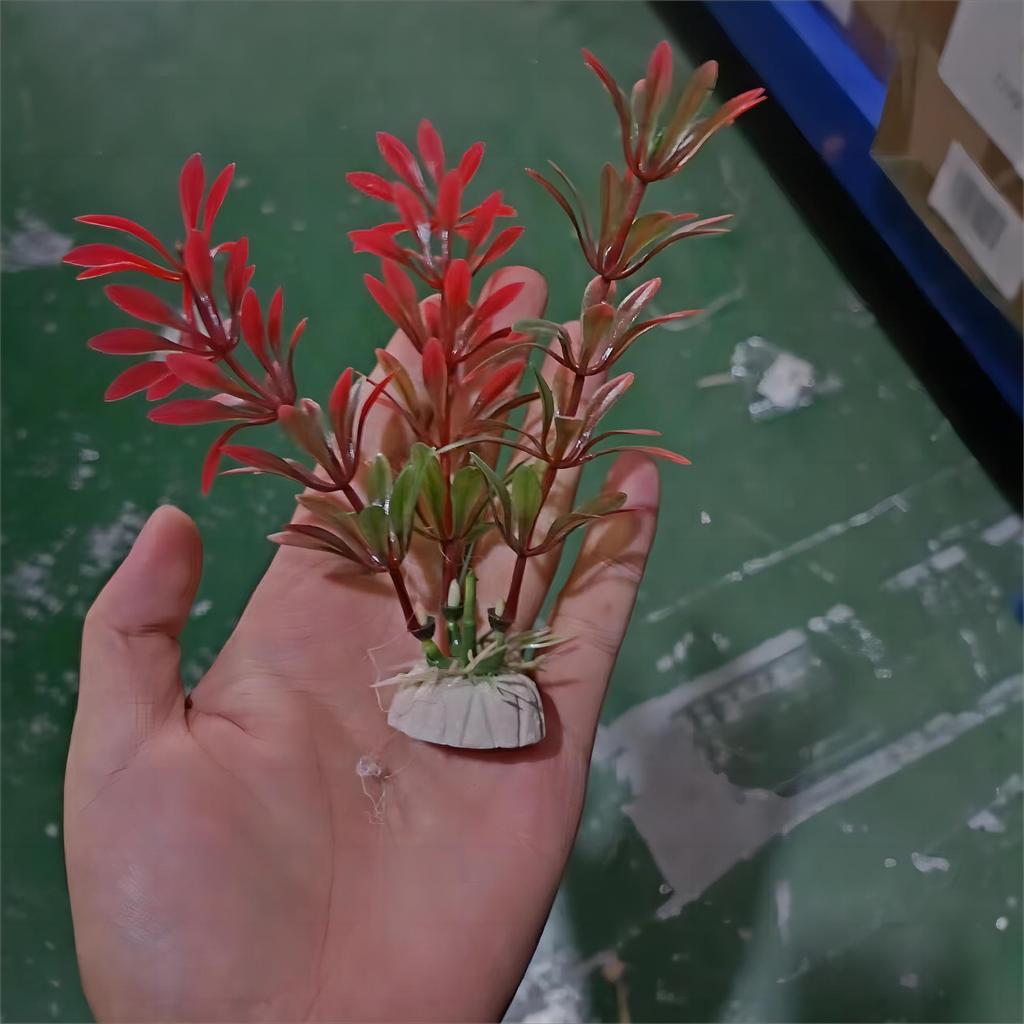1 Pc PVC Artificial Aquatic Plants Aquarium Decoration Simulated Plants Aquatic Plants Environmentally Friendly Accessories