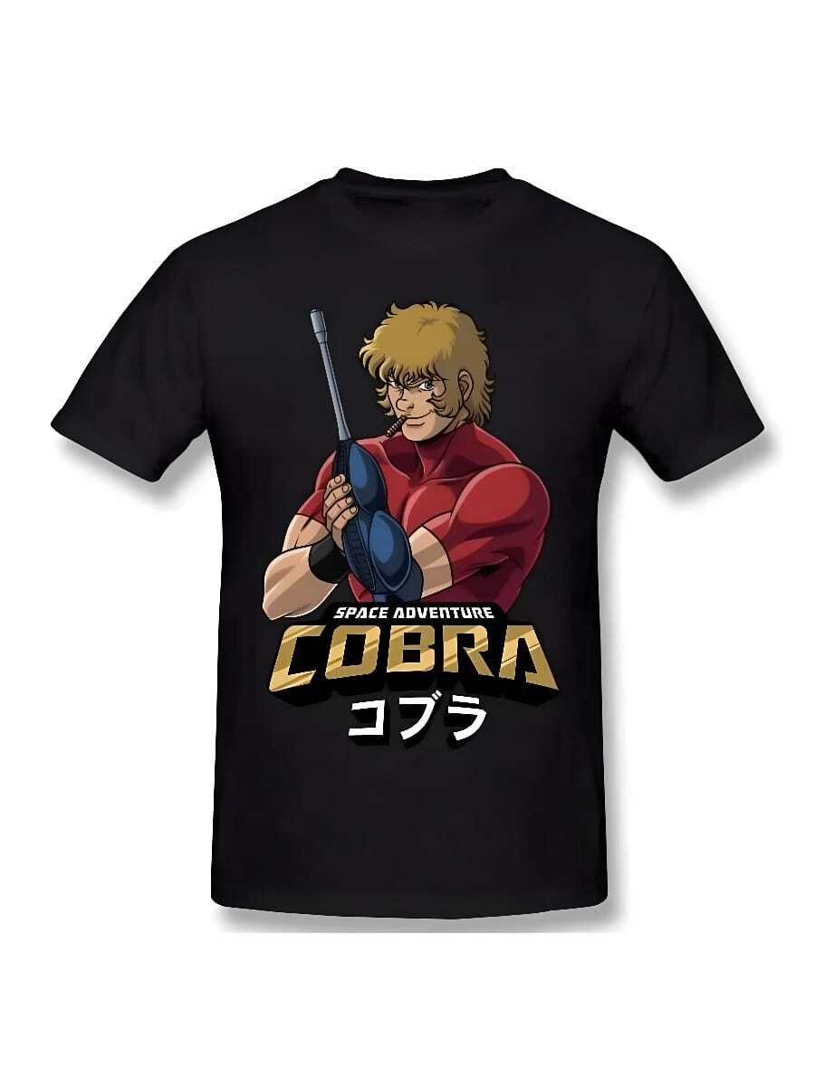 

Camiseta De Unisexga Corta De Algodón Personalizada Con Cuello Redondo Estilo Vintage Y Retro De La Aventura Espacial De Cobra S