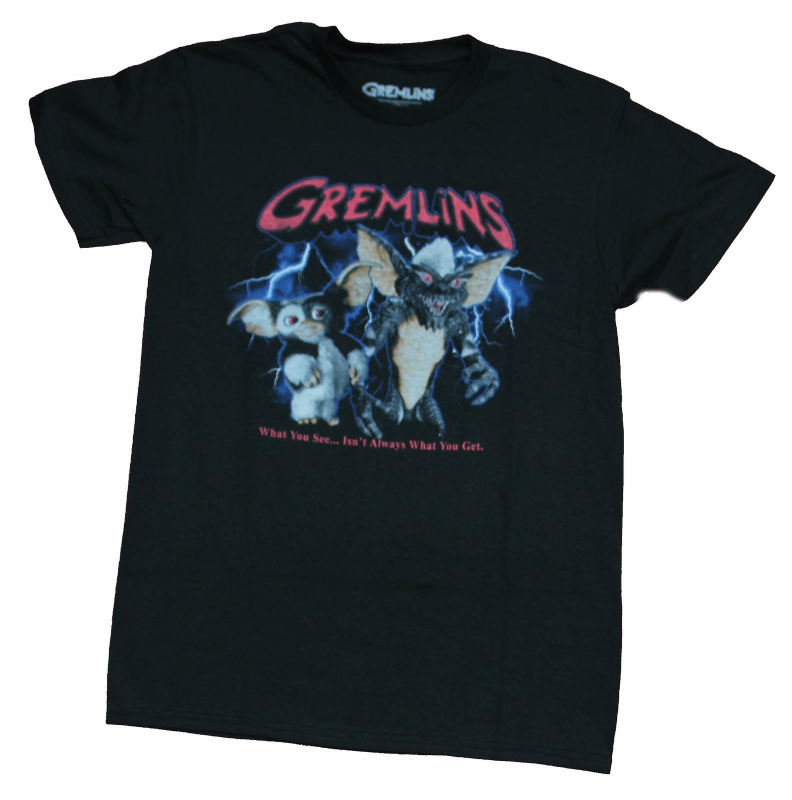 Gremlins Mens T-Shirt - What You See Gizmo Stripe Image XXXL