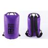 Practical Outdoor Waterproof Dry Backpacks Tear Resistant PVC Storage Bag Adjustable Shoulder Strap For Hiking