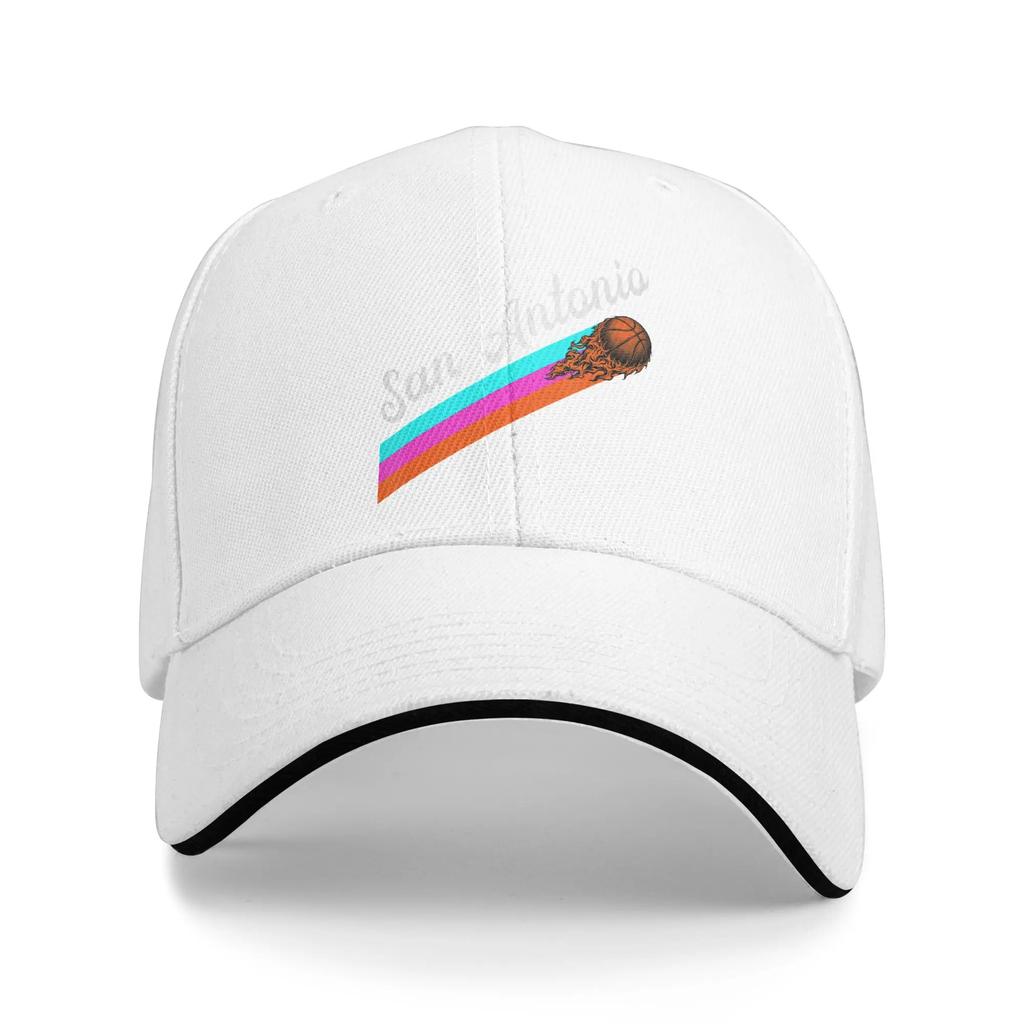 Summer San Antonio Name Throwback Design Baseball Cap  Running Hippie Classic Sun Trucker Hat Women Unisex Sunscreen Caps