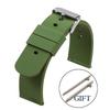 Silikon-Uhrenarmband 18mm 20mm 22mm 24mm Uhrarmband Smartwatch Armband Herren Damen Ersatz-Armband Weiches Rejot Uhrenband