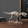 Aesthetic T-Rex Bones Figure Resin Tyrannosaurus Rex Fossil Statue Skeleton Dinosaur Sculpture Livingroom Decoration Accessories