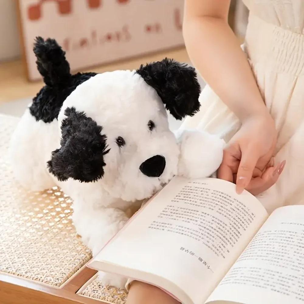 Dog Plush Stuffed Animal Soft Fluffy Puppy Pillow Plush Dog Toys Doll for Kids Girls Boys Party Favor Stocking Stuffers Gift
