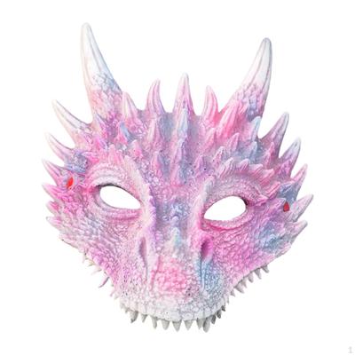3D Dračí maska Cosplay kostým Celá tvář pro párty Festival Hraní rolí