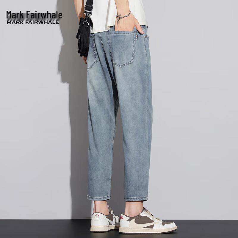 Mark Fairwhale Men's Lyocell Blend Straight-Leg Jeans