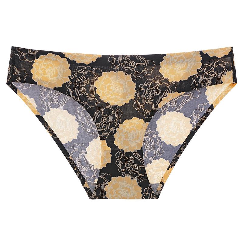 

Трусики больших размеров, женское бесшовное нижнее белье с принтом, женские трусы с низкой посадкой L
