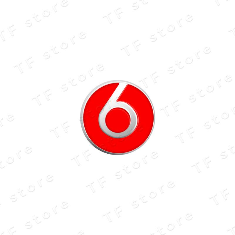 3D Metal Middle B-Pillar Trim Panel Beats Magic Sound Emblem Car Rear Bumper Trunk Side Badge Sticker For Golf Polo Jetta Passat
