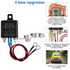Remote Battery Disconnect Switch 12V 200/250A Remote Control Battery Switch Relay Anti-theft Car RV Boat Battery Kill Switch