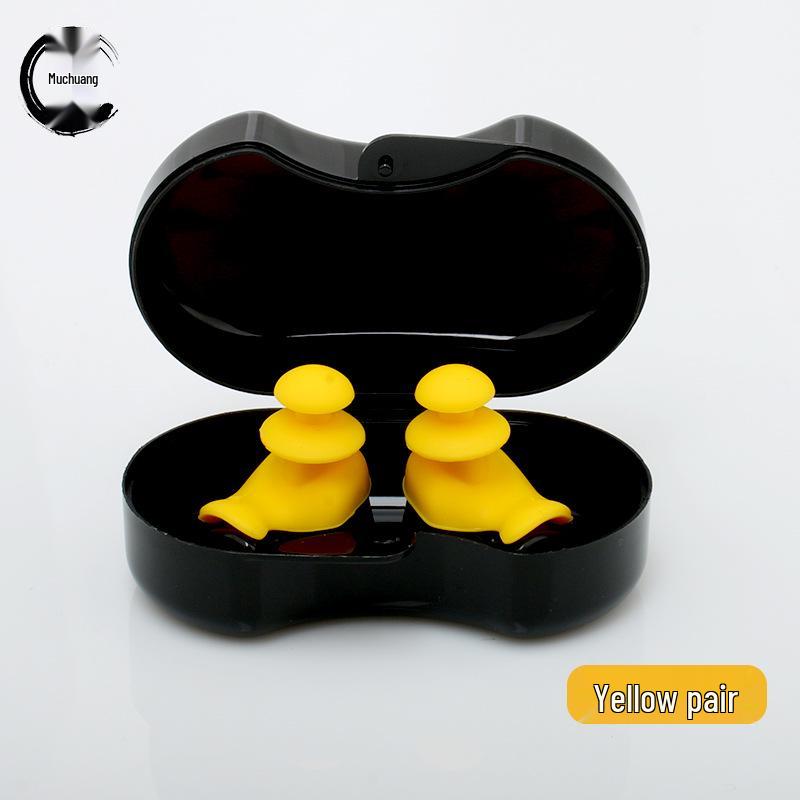 Silicone Waterproof Swimming Earplugs & Nose Clip Set - New Upgrade