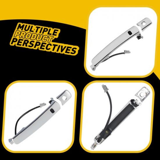 For 03-07 Nissan Murano Front Driver Left Door Handle Chrome W/ Smart Entry