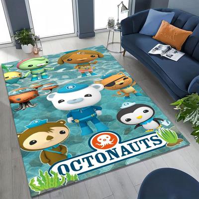 27 Style Octonauts Barnacles Cartoon Rug for Bedroom Living Room Sofa Home Doormat Decor, Large Kids Play Non-slip Floor Mat