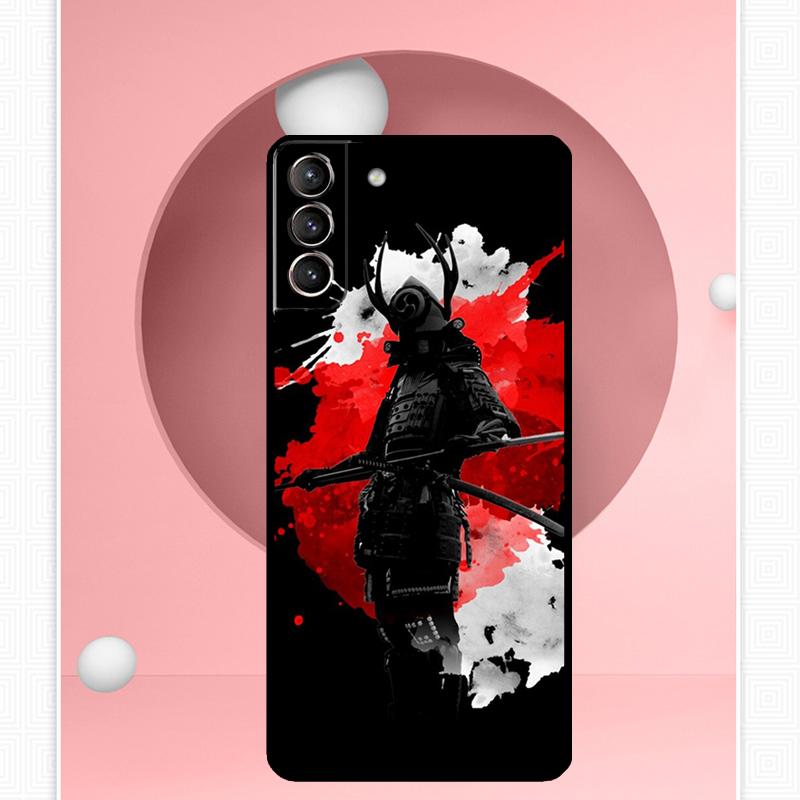 Japanese Samurai Warrior Case For Samsung Galaxy S25 Ultra S20 S21 S22 S23 S24 Plus S9 S10 S24 FE S25 FE Cover Funda