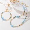 Autumn & Winter Crystal Freshwater Pearl & Aquamarine Jewelry Collection