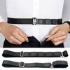 Universal Adjustable Shirt Stay Belt Elastic Non-slip Shirt Fixed Holder Keep Shirt Tucked in For Men Women
