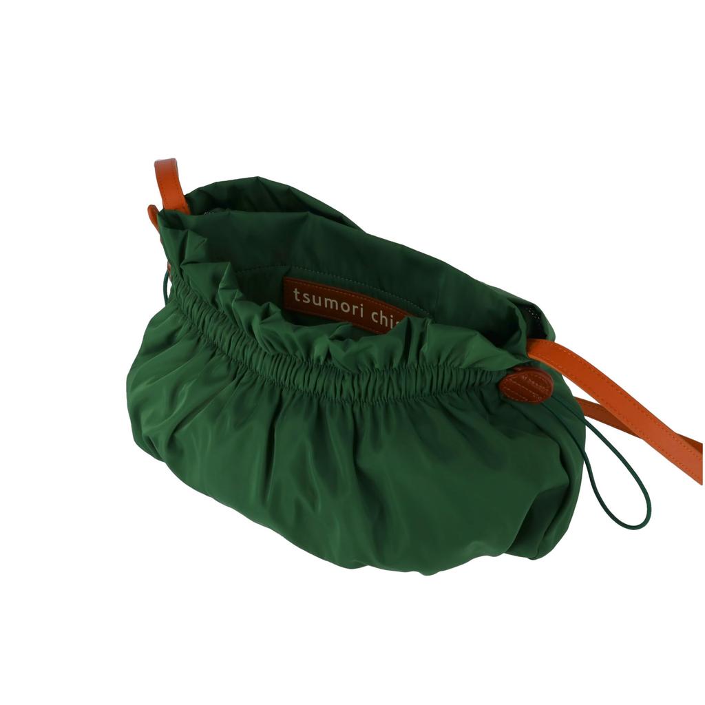 Tsumori Chisato Gathered Pocket Shoulder Bag L Green
