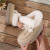 Fashionable and Versatile Thick-soled Fleece Snow Boots for Women  Winter New Style Thickened Warm Cotton Boots