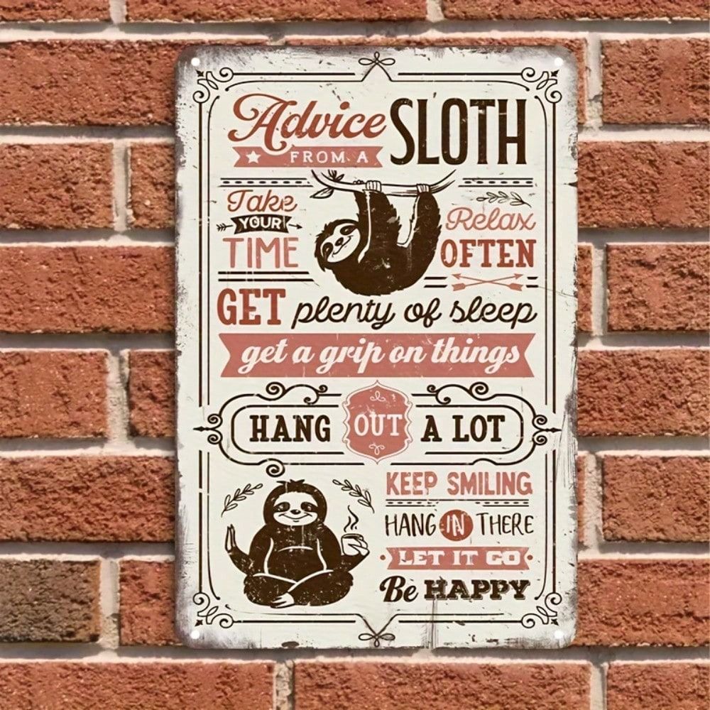 Vintage Metal Tin Sign Garden Humor Plaque Yard Art Decoration 20x30cm