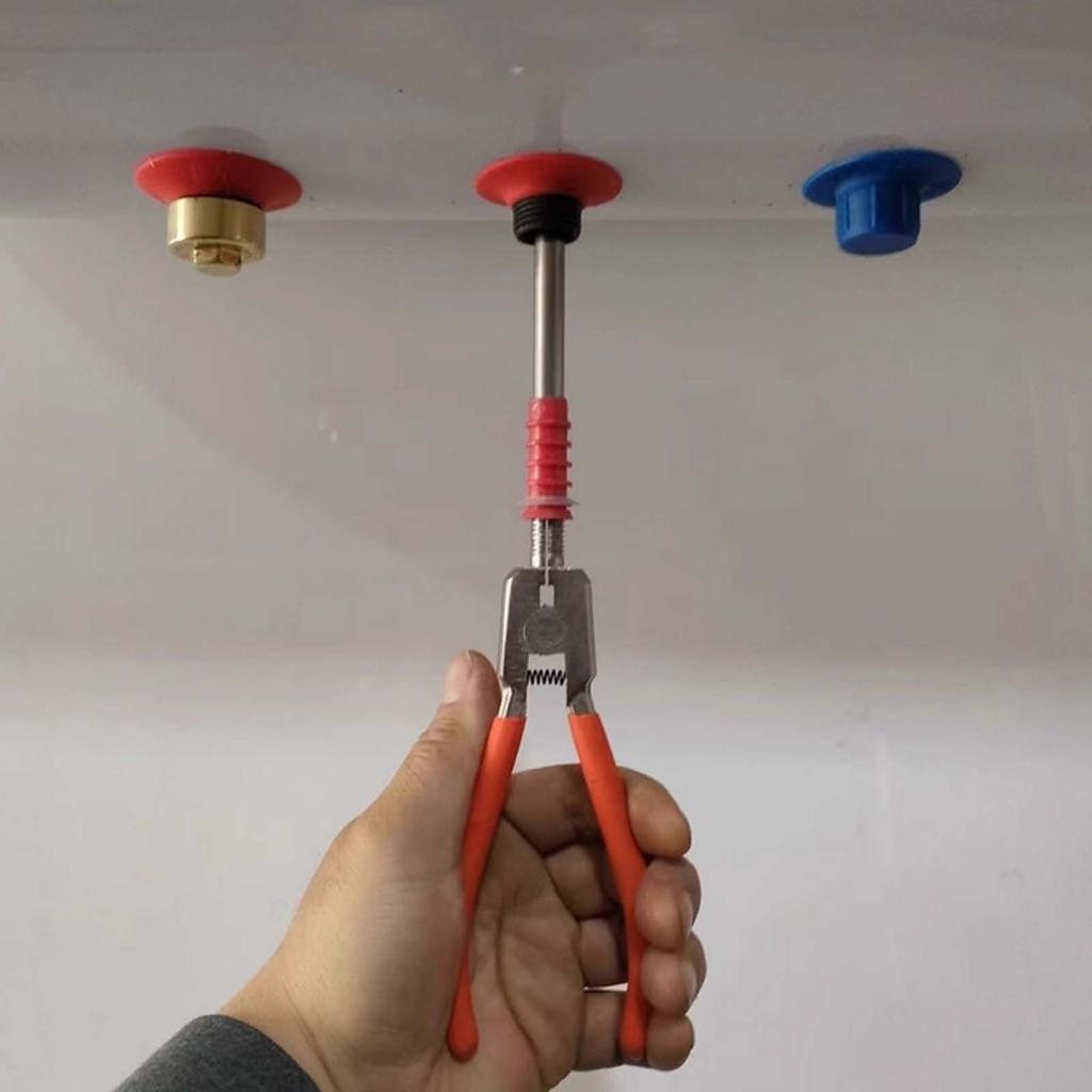 Hot Water Heater Descaling Pliers, 165mm Stepped Thread Cleaning Tool for Water Purifier Practical Lining Removal Descaler
