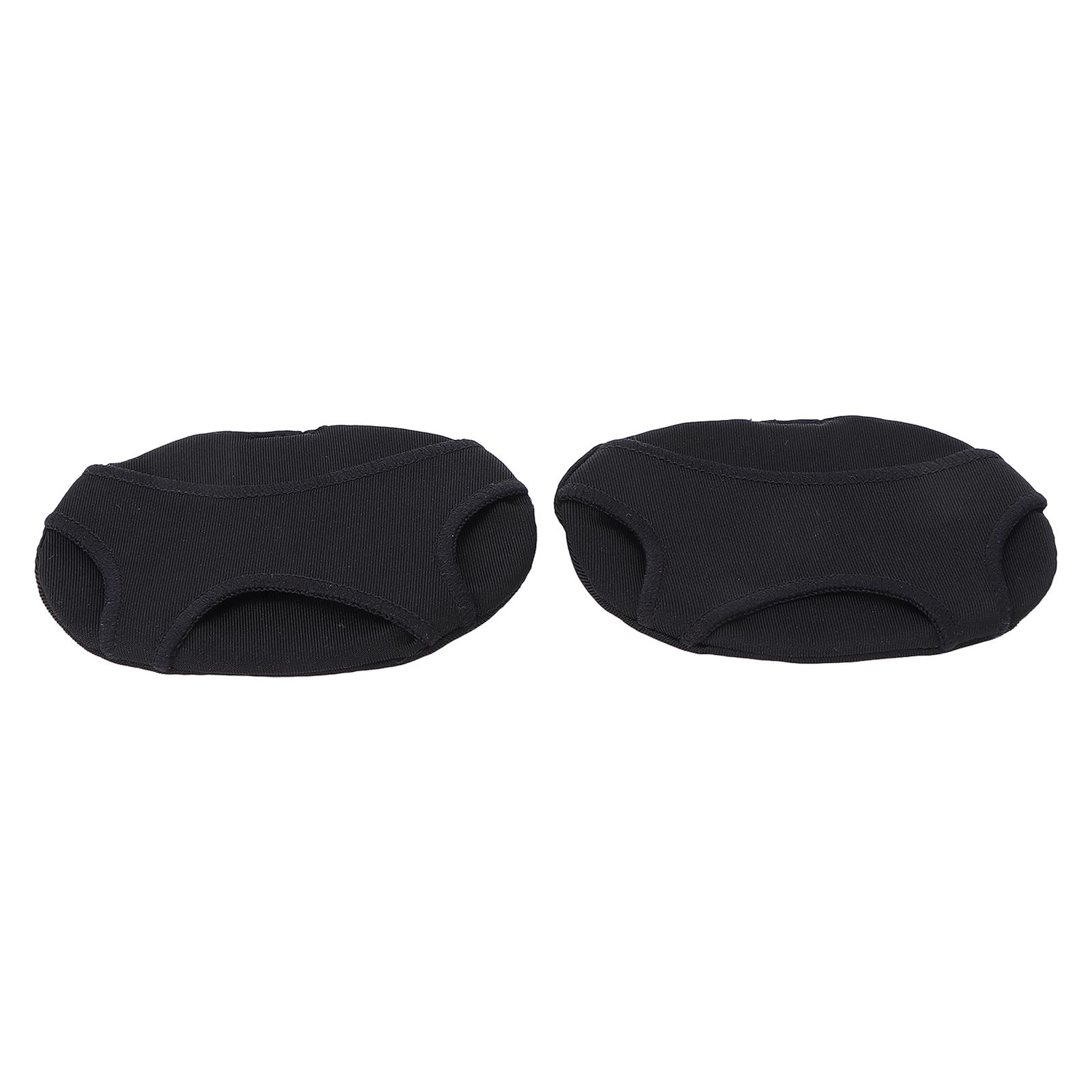 Elastic Forefoot Shoe Inserts Split Toe Foot Cushion Sleeves 3 Holes Metatarsal Pads