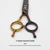 All-Steel Pet Grooming Scissors Set - Includes Curved Dog Hair Cutting Scissors