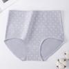 Women S High Waist Cotton Floral Briefs Long Crotch Antibacterial Underwear