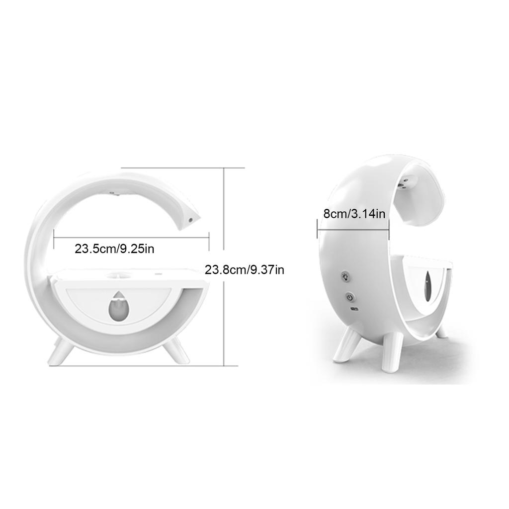 Anti Gravity Humidifier 800ml Cool Mist Light Home Office Humidifier Moisturizing Water Drop Levitating Countercurrent Humidifier