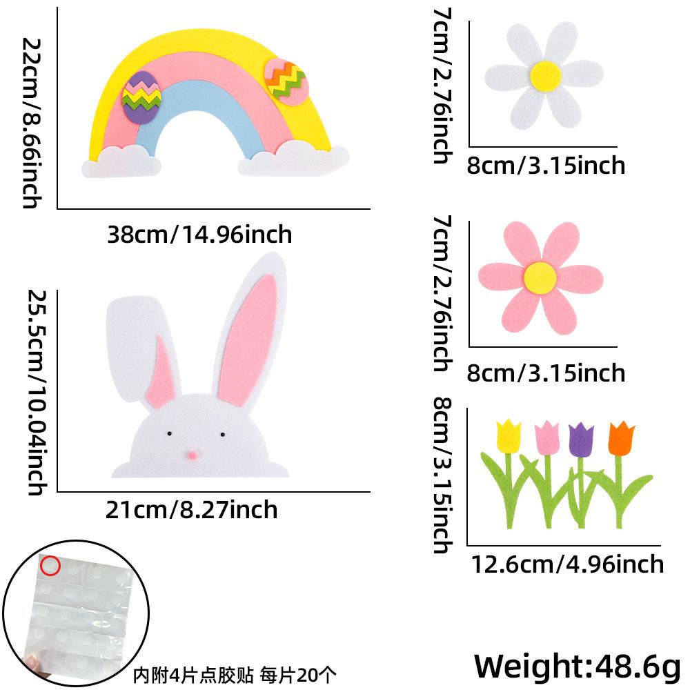 Adorable Diy Easter Bunny Door Decorations Craft Set For Cheerful Holiday Decor