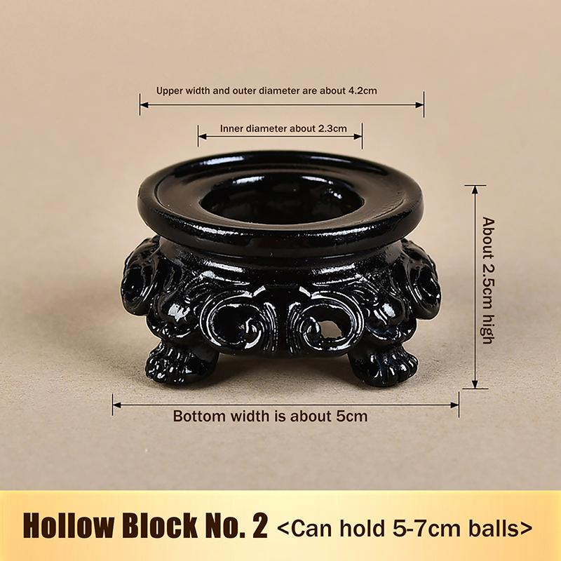 Vintage Crystal Balls Base Resin Sphere Support Display Stand Desktop Ornament Fixed Seat Home Decoration Accessories