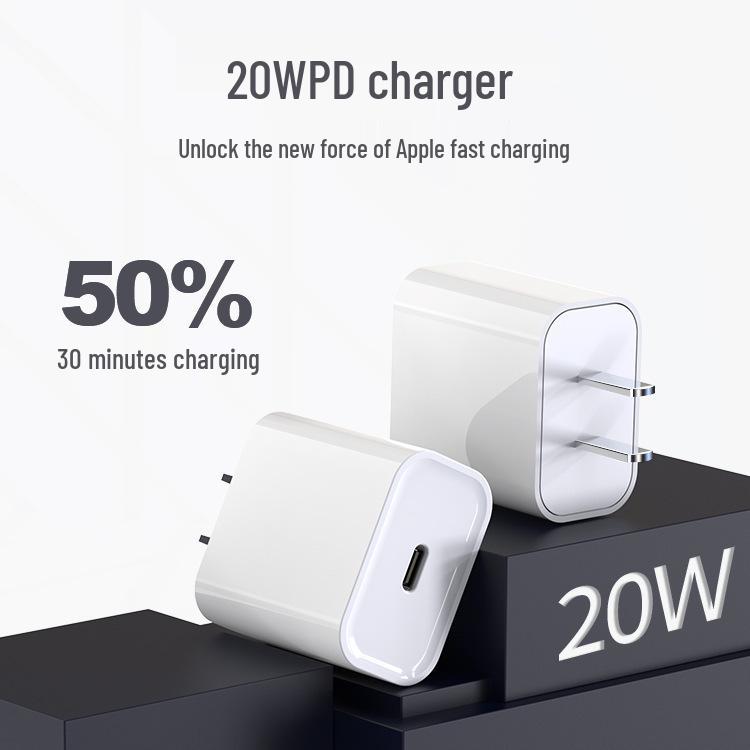 20W UK PD Fast Charger for iPhone 15 Pro/16 Tablet Hong Kong Version, Foldable Design