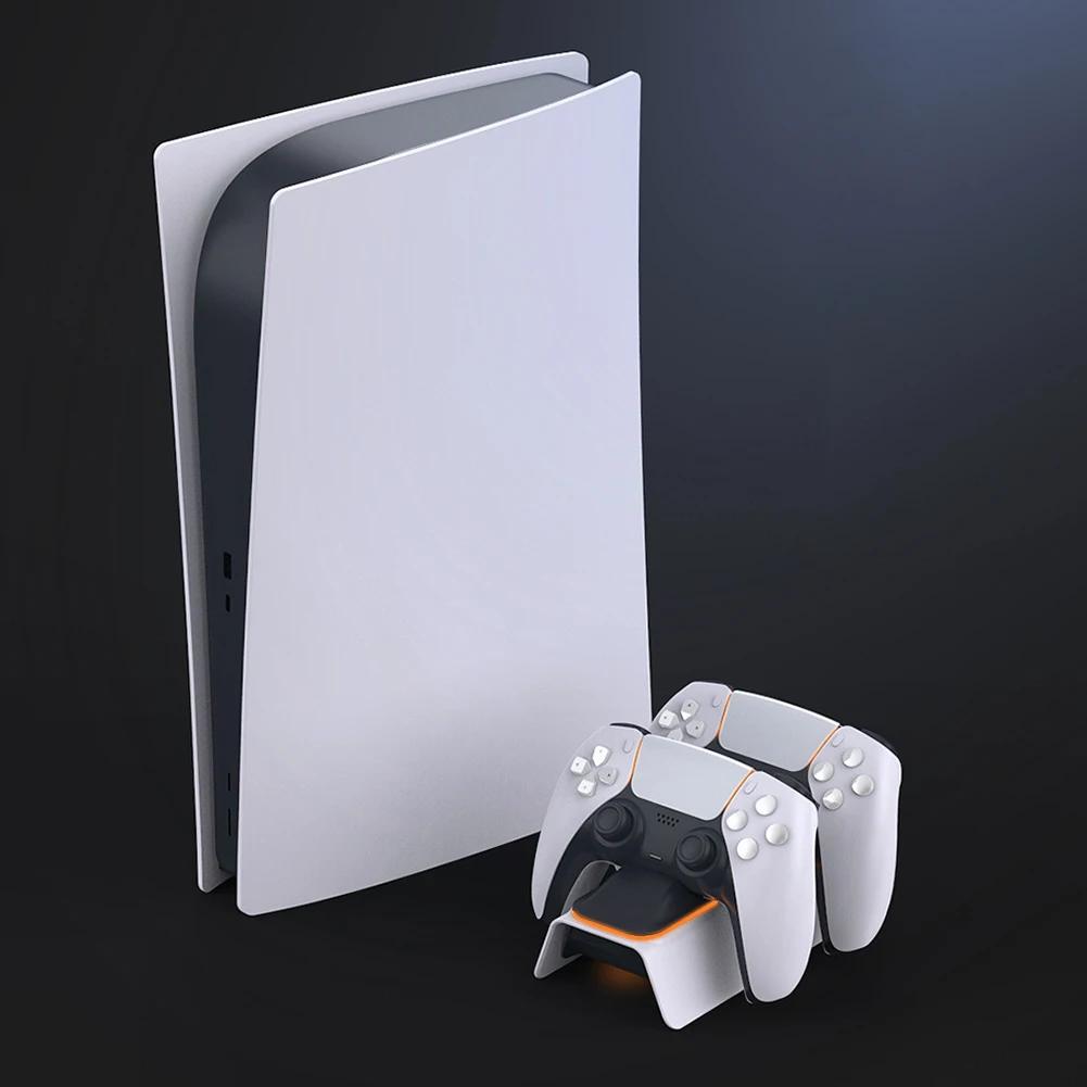 Dual Fast Charger for PS5 Wireless Controller USB Type-C Charging Cradle Dock Station for Sony PlayStation 5 DualSense Gamepad