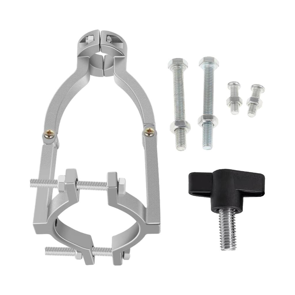 Square Hole Adapter Joint Mortiser Bit Sturdy Clamp Adjustable from 1.5-2.2inch for Bench Drill or Hand Drill