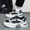 Spring men's shoes new breathable mesh shoes men's versatile height increase sports casual running dad shoes