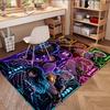 Demon Slayer Print Rug, Washable Floor Carpet, For Entryway Dorm Laundry Room Office Study, Home Decor Birthday Christmas Gift