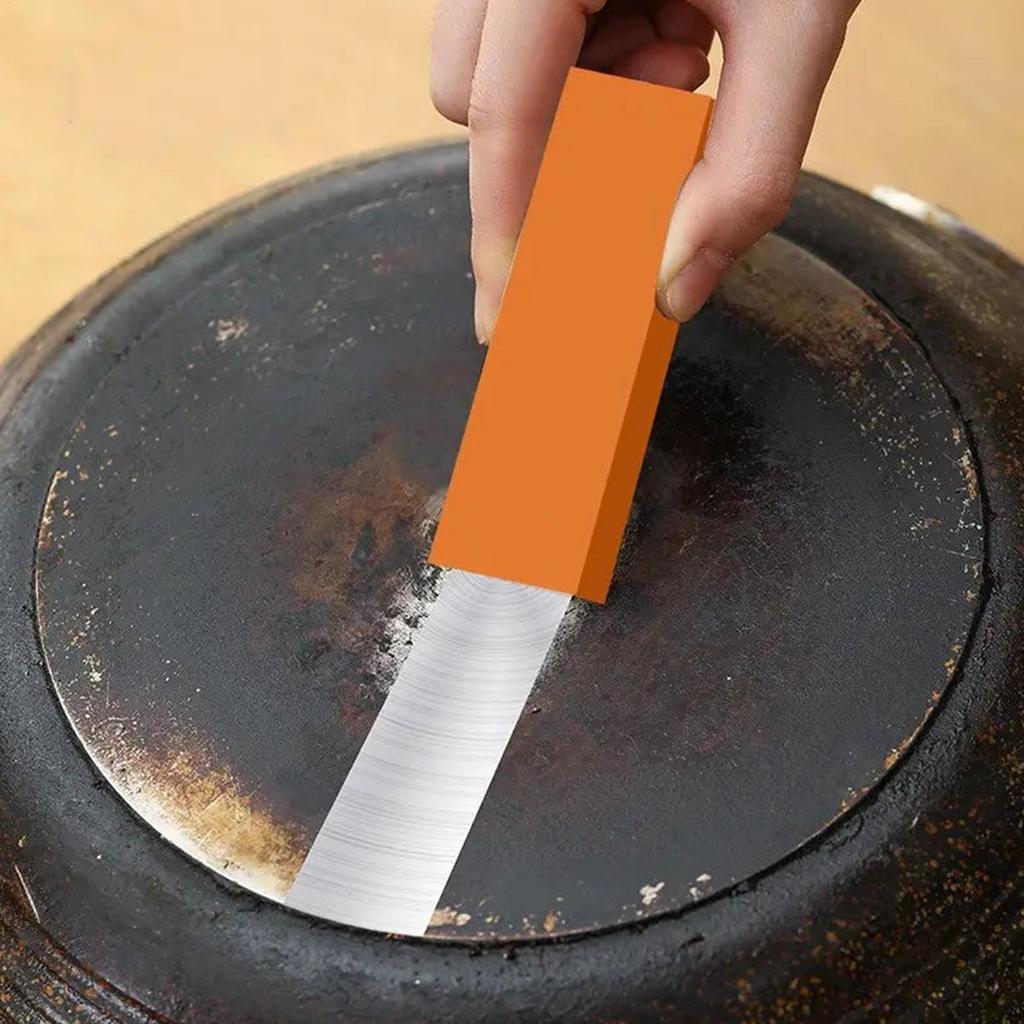 8pcs Stainless Steel Scratch Limescale Eraser Safe Natural Rust Eraser Rust Removers Flexible and Lightweight Deep Cleaning