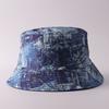 Digital printing small edge bucket hat spring and summer double-sided can wear outdoor sunshade basin hat spot