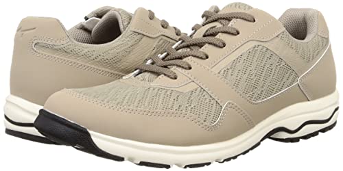 Mizuno LD Around 3 Walking Shoes, Wide, Lightweight, Casual, Beige, 24.5 Cm, 3E