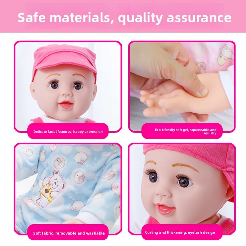 50 cm Simulering Babydukke Leke Myk Silikon Falsk Dukke Jentedukke Leke for Barn Gave
