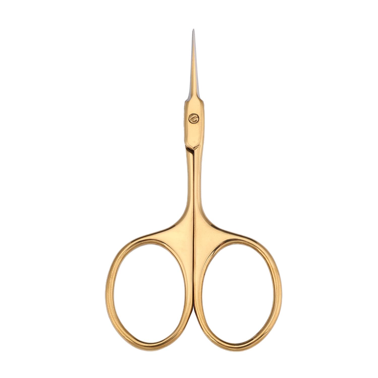 1Pcs Cuticle Scissors Manicure Scissors Fine point Extra Fine Curved Blades Multi-Purpose mini Eyebrow scissors 1pcs