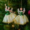 Dance Theme Christmas Ballet Girl Pendant Cute Xmas Girl Decorations  Christmas Tree