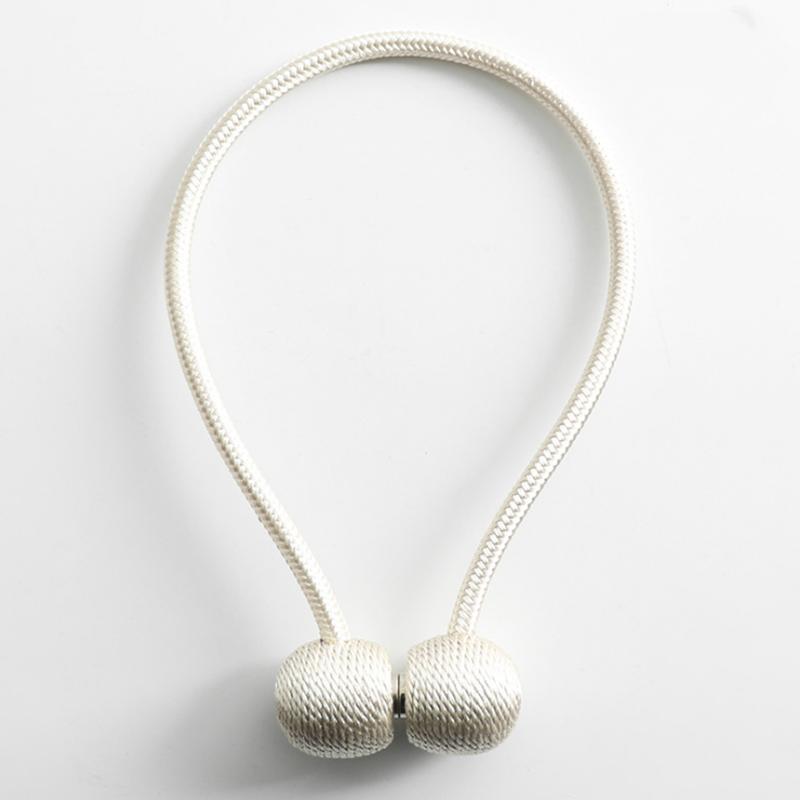 Curtain Decorative Decorative Rope Curtain Tiebacks Magnetic Hooks for Home Office Decorative Living Room Design