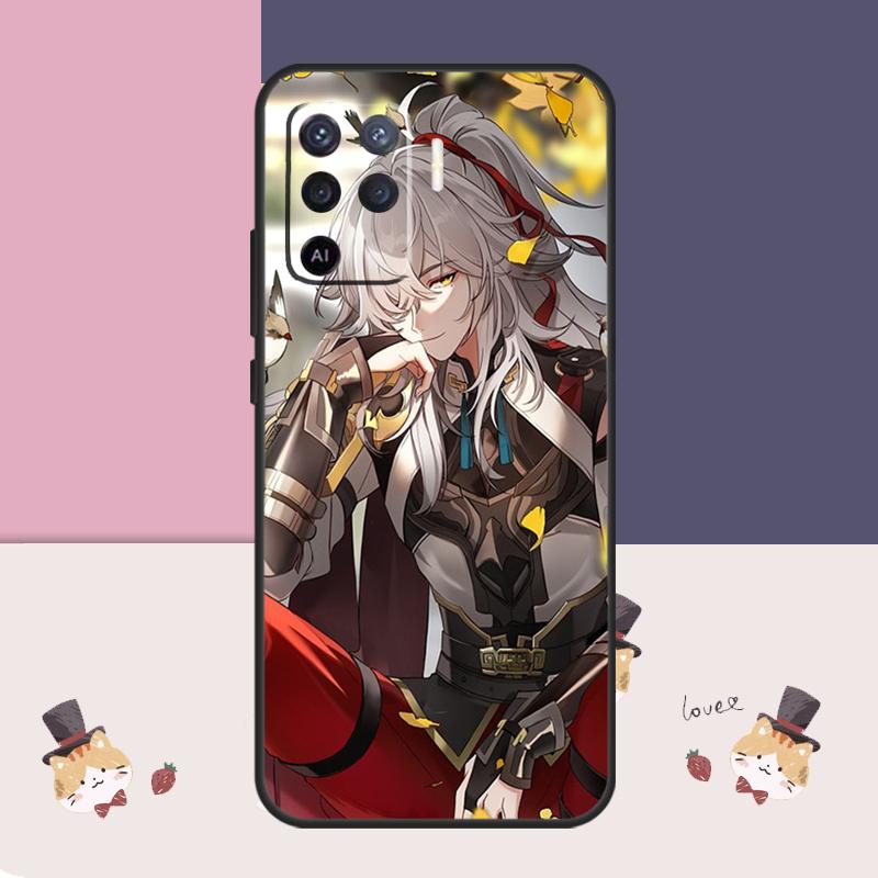 Jing Yuan Honkai Star Rail Case For Oppo A76 A96 A16 A60 A98 A58 A78 A18 A38 A80 A40 A77 A57 A17 A74 A54 A94 A15 A5 Pro