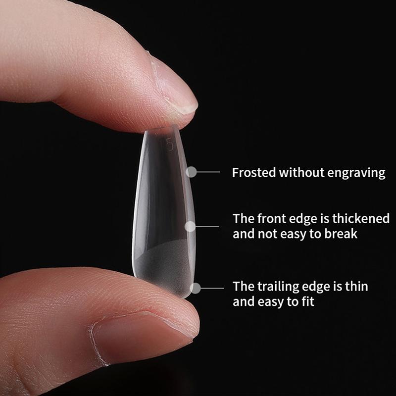 500Pcs/Box Nail Extension Tips False Full Tips Nails Diy Nail Art Fake Nail Tips Nail Polish Manicure Tool