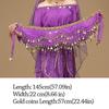 with Gold Color Coin Women Belt Skirt Tassel Belly Dance Belt Fashion Waist Chain  Show Costumes