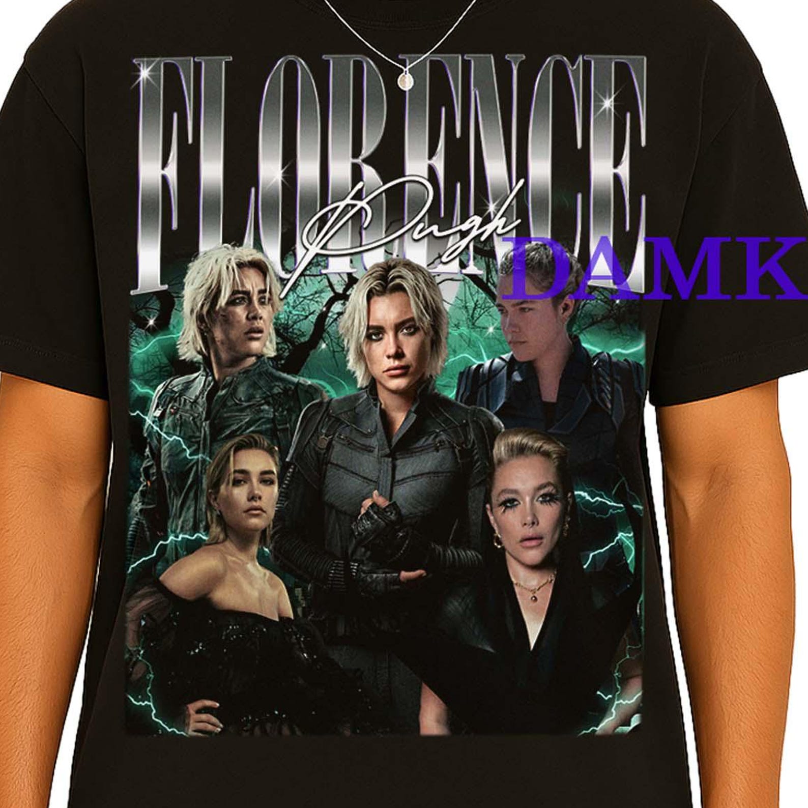 Florence Pugh Shirt, Florence Pugh Retro Tshirt, Florence Pugh Fan T-shirt, Florence Pugh Merch, Florence Pugh T-shirt Gift XL