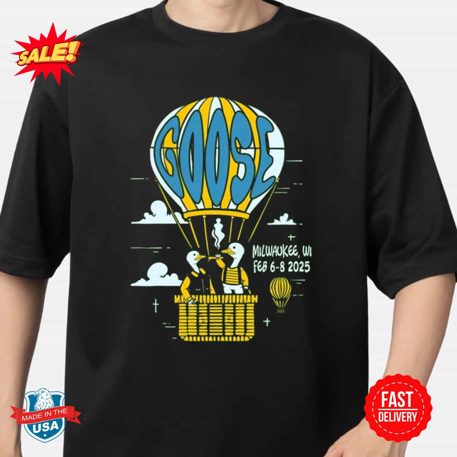 Goose The Band At Milwaukee WI February 6-8 2025 Classic T Shirt XS