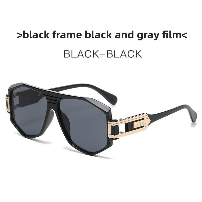 Classic Pilot Sunglasses For Men With Uv400 Protection And Geometric Frame For Outdoor Activities BlackFrameBlackGray